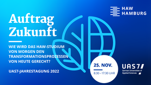 UAS7-Jahrestagung 2022 an der HAW Hamburg. Grafik: HAW Hamburg