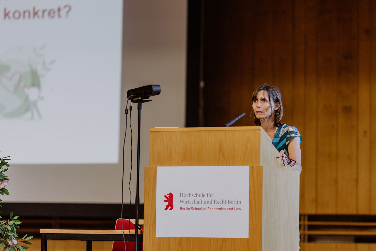 In zwei Workshops definiert die HWR Berlin im Mai 2022 konkrete Maßnahmen für mehr Nachhaltigkeit. Foto: Lukas Schramm