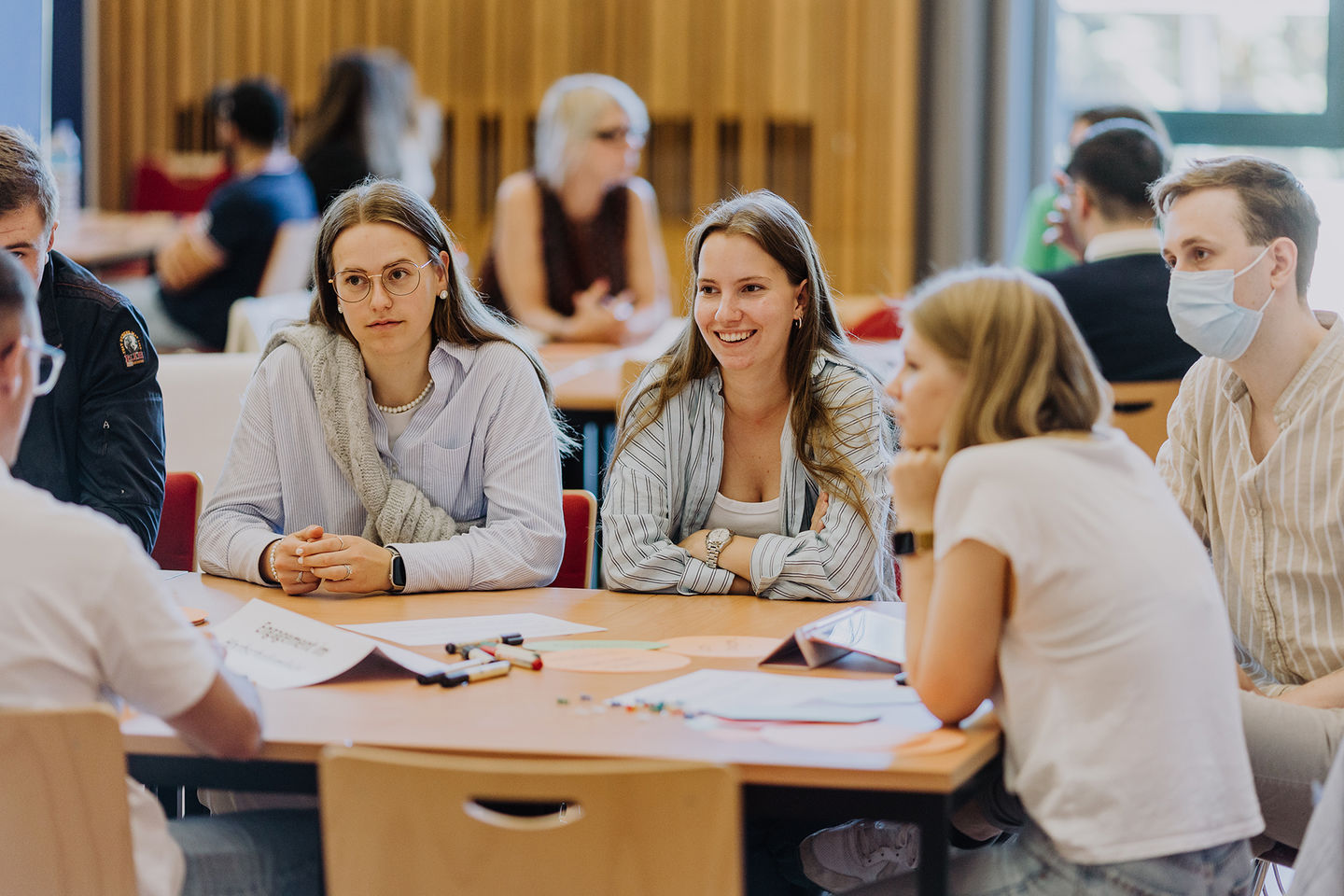 In zwei Workshops definiert die HWR Berlin im Mai 2022 konkrete Maßnahmen für mehr Nachhaltigkeit. Foto: Lukas Schramm